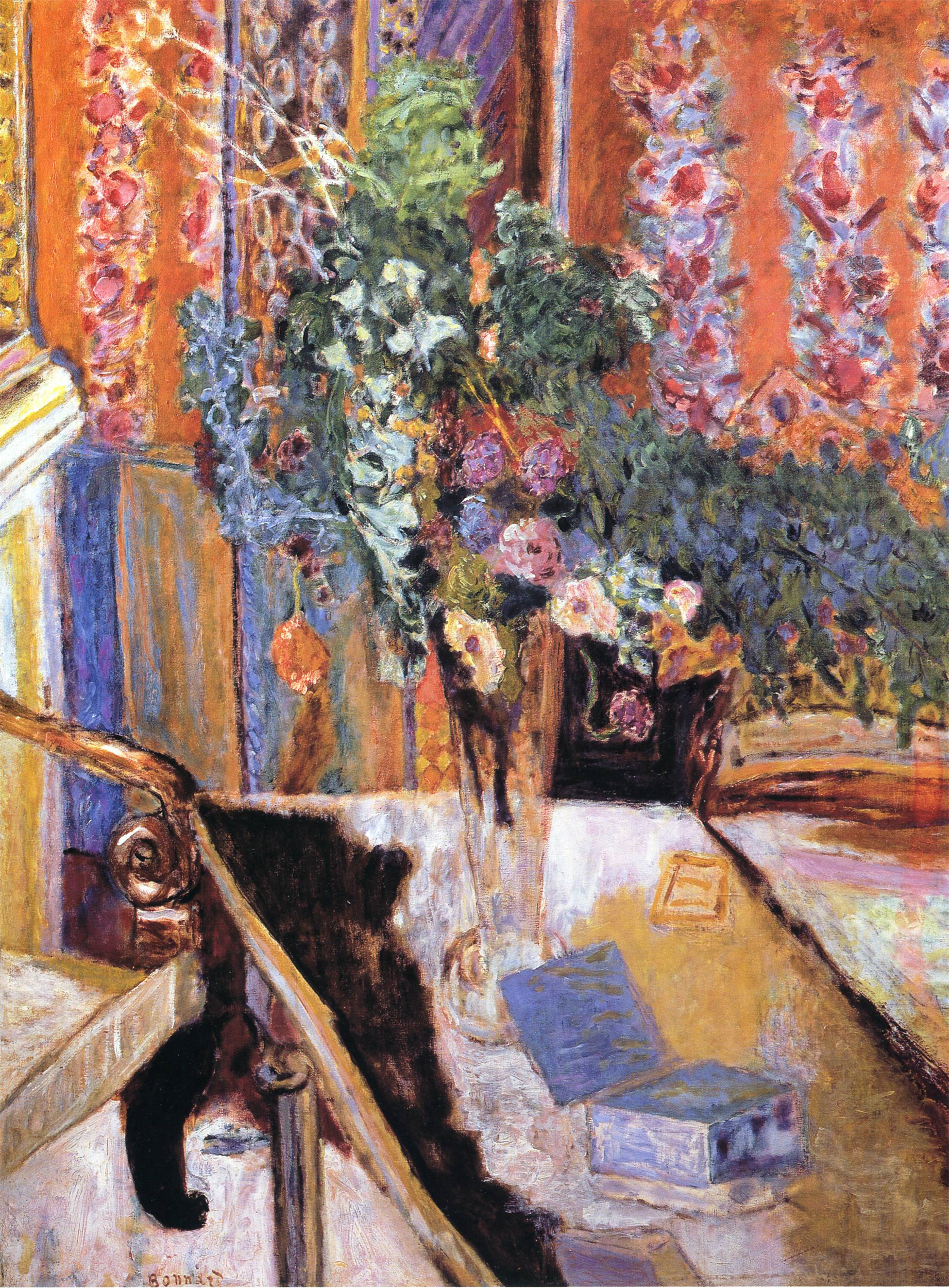 Interior with Flowers 