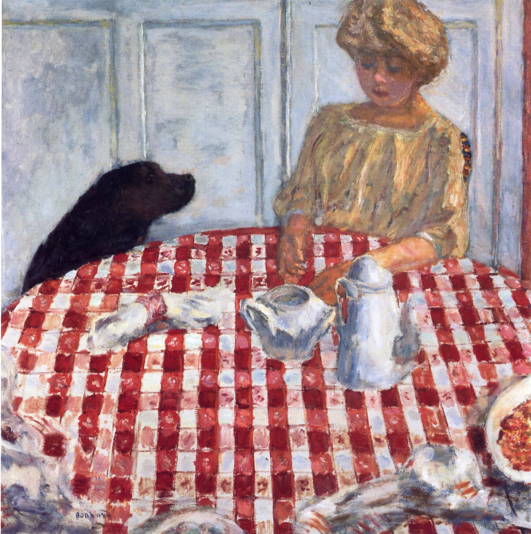 The Red Checkered Tablecloth 