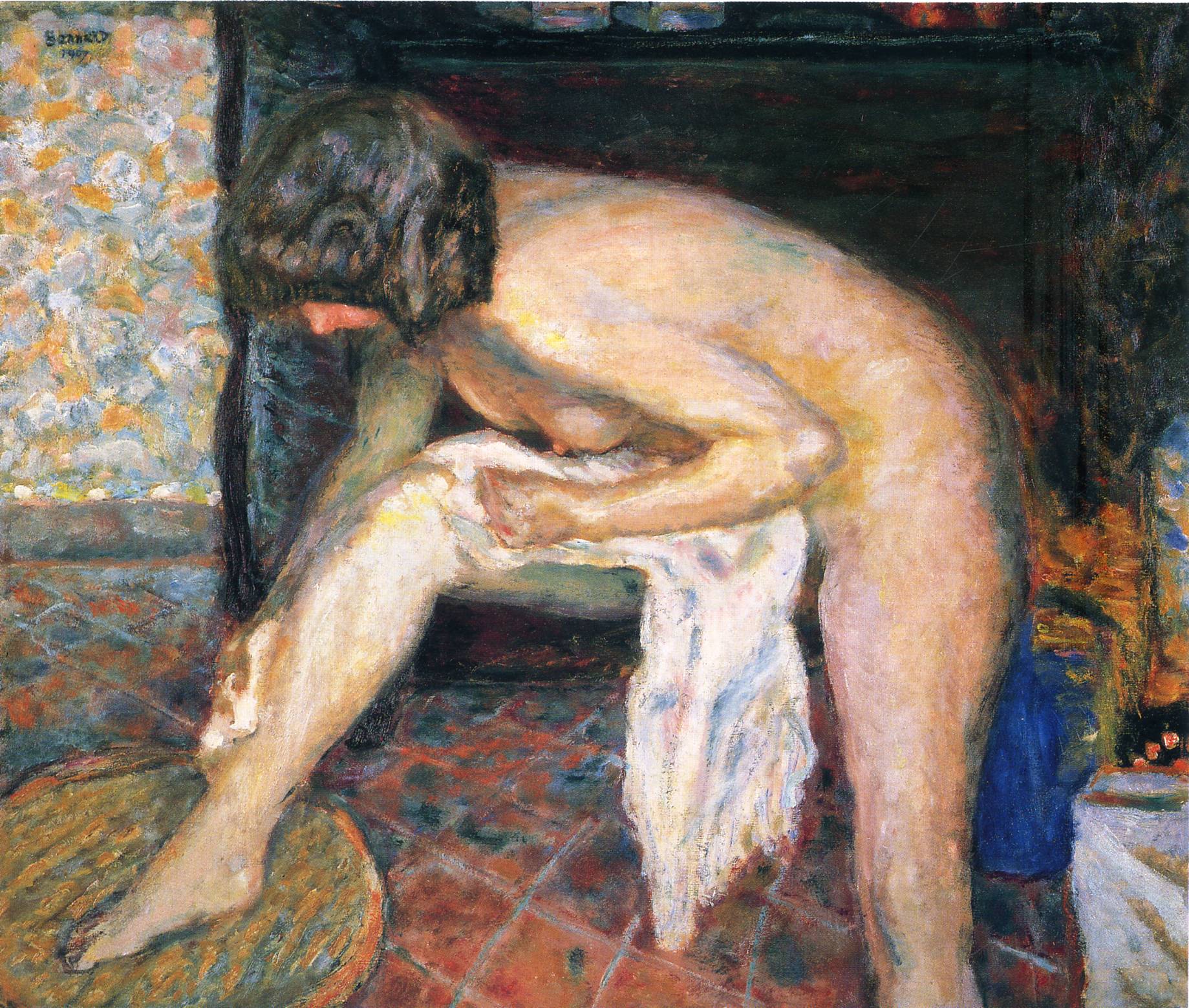 Woman leaning 
