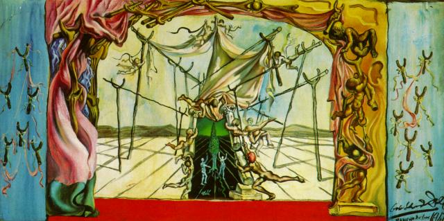 Design for the set of 'Romeo and Juliet' (backdrops and wing flats) 