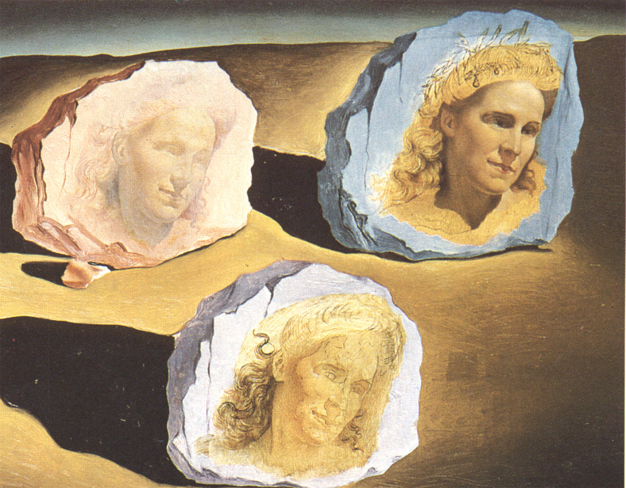 Three Apparitions of the Visage of Gala 