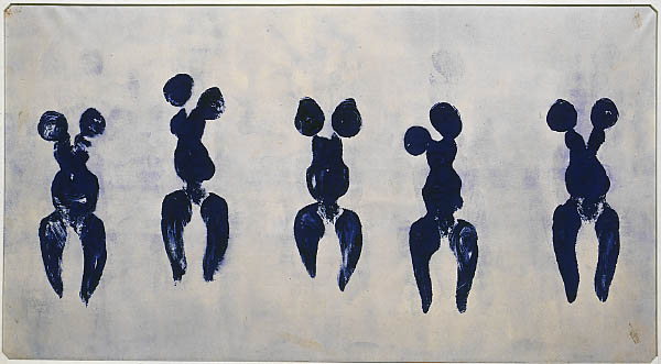 Anthropometry of the blue period 