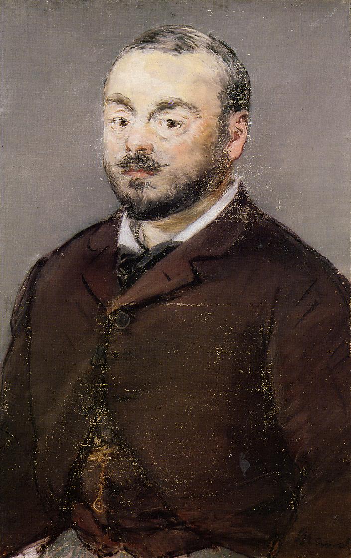 Portrait of composer Emmanuel Chabrier 
