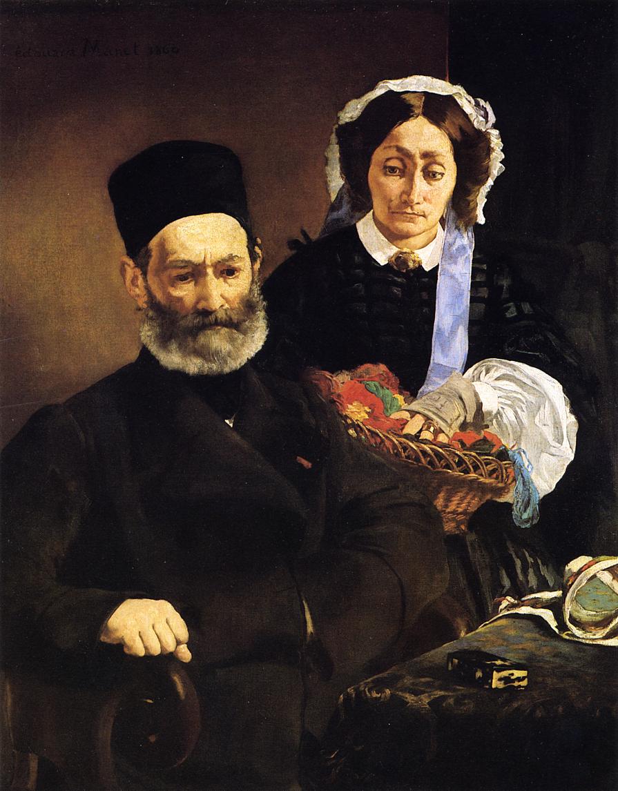 Portrait of Monsieur and Madame Auguste Manet 