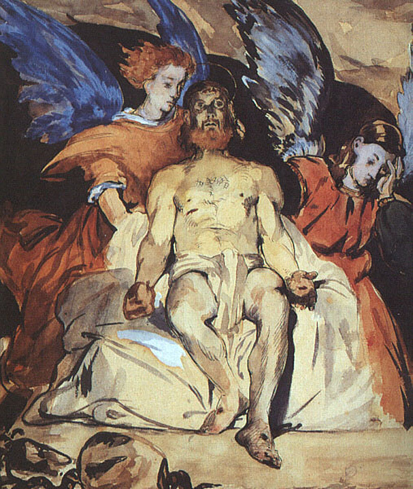 Study to &amp;quot;Dead Christ with Angels&amp;quot; 