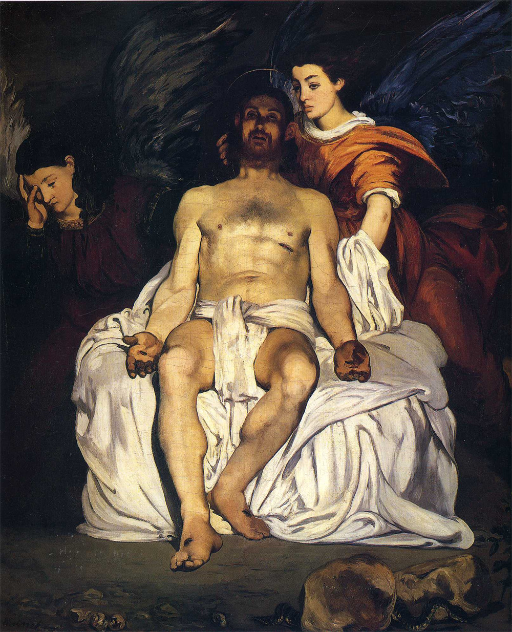 The Dead Christ with Angels 