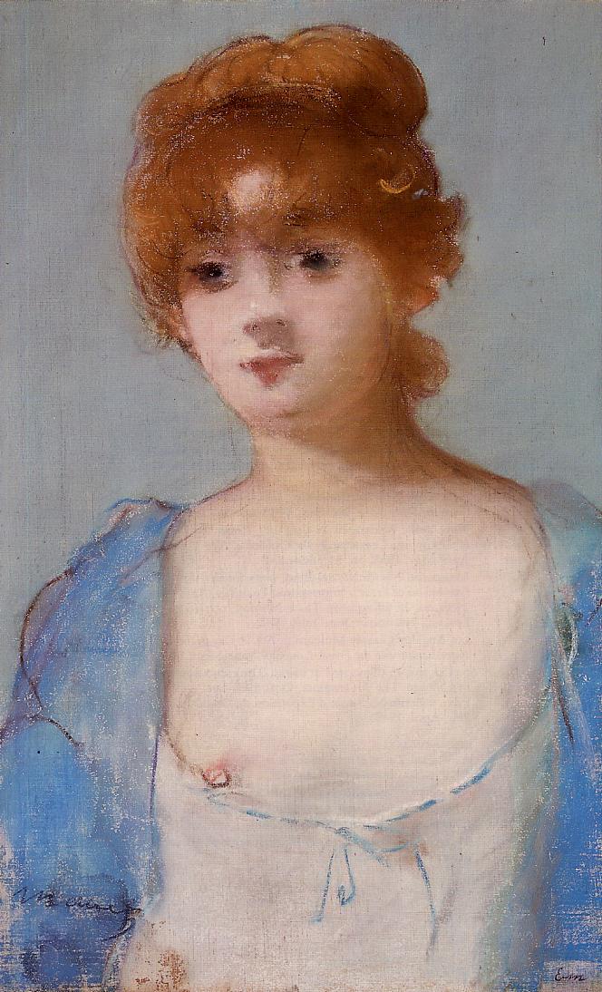 Young woman in a negligee 